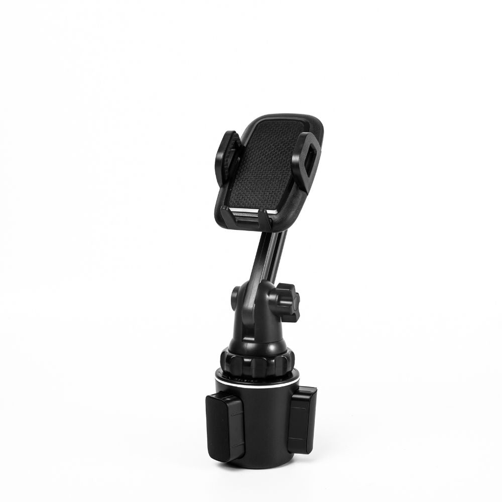 Car Cup Holder Phone Mount, Adjustable 360° Rotation, Secure Grip Stand