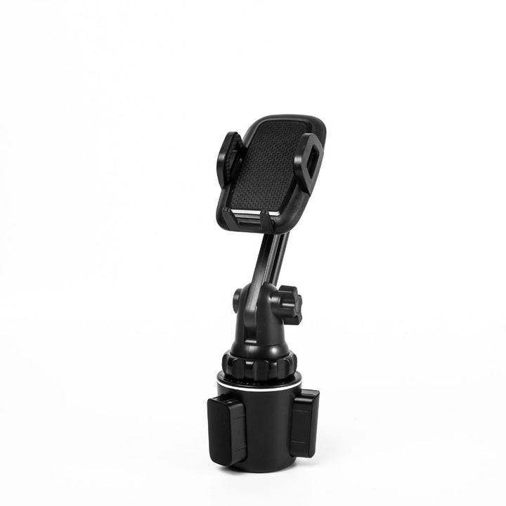 Car Cup Holder Phone Mount, Adjustable 360° Rotation, Secure Grip Stand