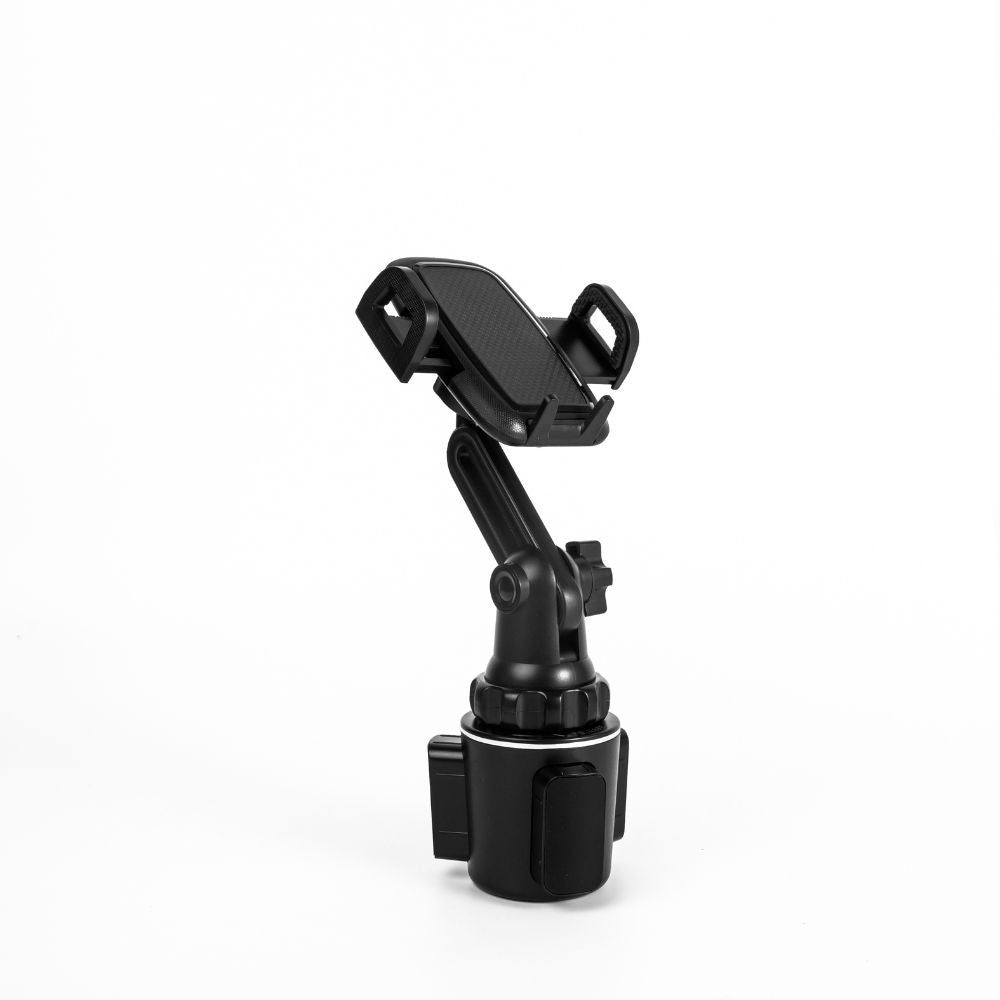 Car Cup Holder Phone Mount, Adjustable 360° Rotation, Secure Grip Stand