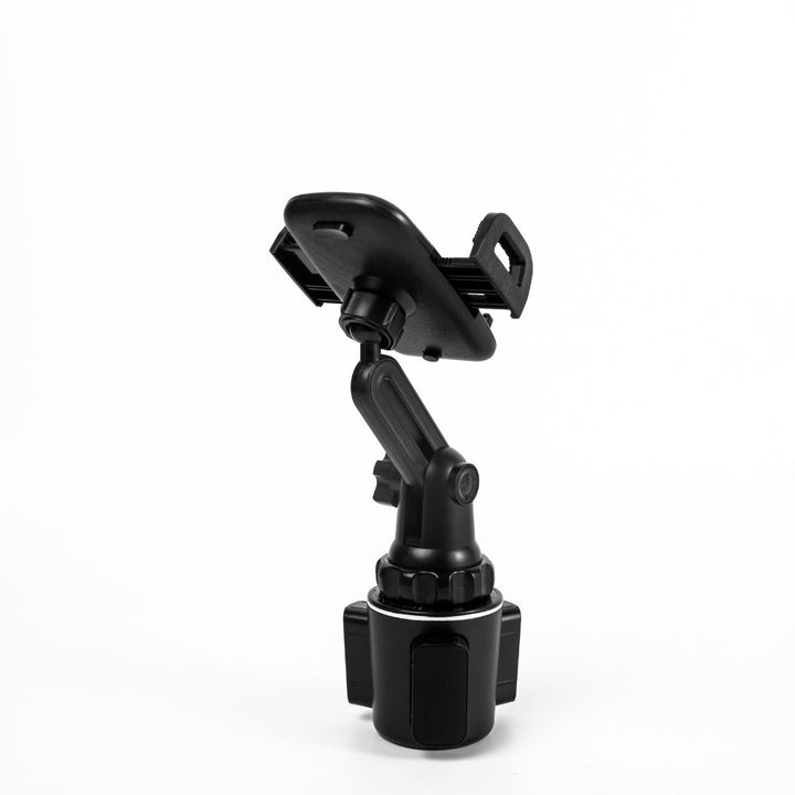 Car Cup Holder Phone Mount, Adjustable 360° Rotation, Secure Grip Stand