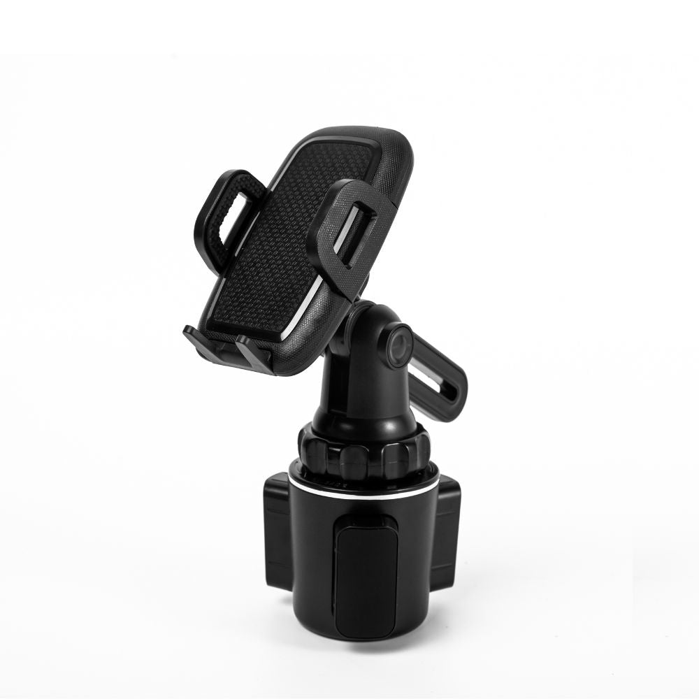 Car Cup Holder Phone Mount, Adjustable 360° Rotation, Secure Grip Stand