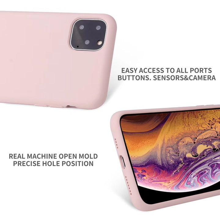 Full Cover Pro Silicone Hybrid Case: Durable Protection with Slim Design and Precise Cutouts for iPhone 11 Pro (5.8 in)