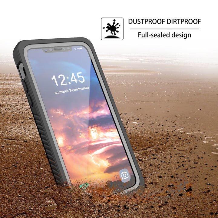 Waterproof IP68 Snowproof Shockproof Heavy Duty Case with Built-In Screen Protector and Easy Access, Compatible with iPhone 11 Pro Max 6.5
