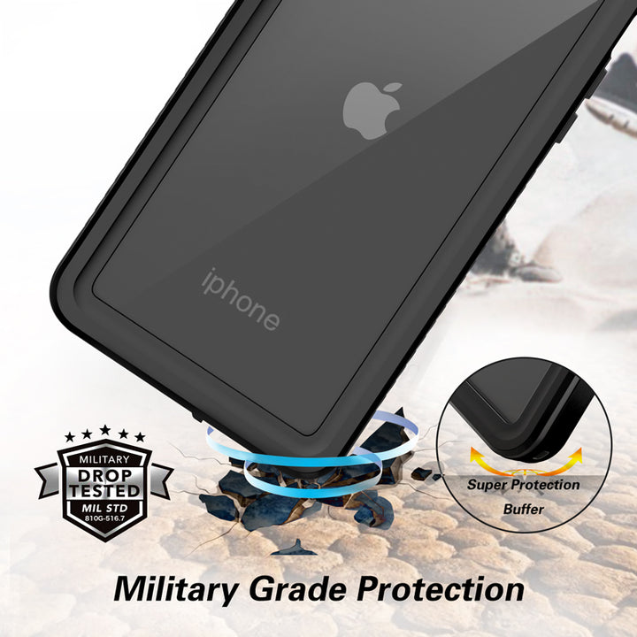 Waterproof IP68 Snowproof Shockproof Heavy Duty Case with Built-In Screen Protector and Easy Access, Compatible with iPhone 11 Pro Max 6.5