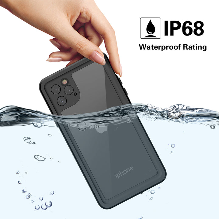Waterproof IP68 Snowproof Shockproof Heavy Duty Case with Built-In Screen Protector and Easy Access, Compatible with iPhone 11 Pro Max 6.5