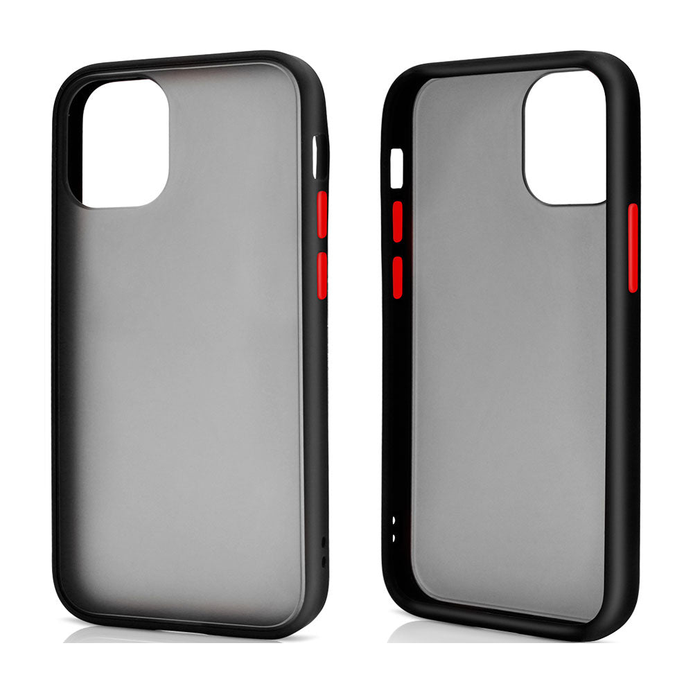 Slim Matte Hybrid Bumper Case with Shockproof and Anti-Scratch Features for Apple iPhone 13 [6.1]