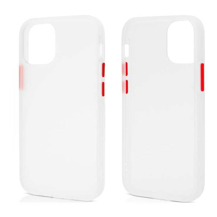 Slim Matte Hybrid Bumper Case with Shockproof and Anti-Scratch Features for Apple iPhone 13 [6.1]