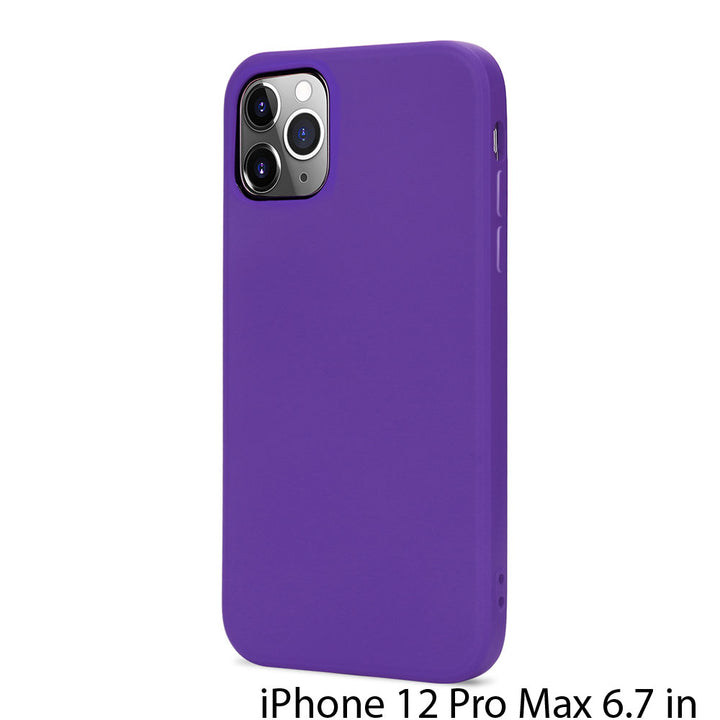 Slim Pro Silicone Full Corner Protection Case for iPhone 12 Pro Max 6.7 inch - Shockproof, Anti-Scratch, Comfortable Grip (iPhone 12 Pro Max)