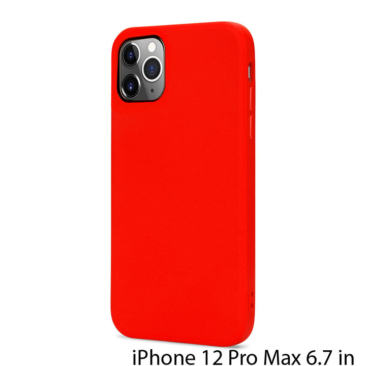 Slim Pro Silicone Full Corner Protection Case for iPhone 12 Pro Max 6.7 inch - Shockproof, Anti-Scratch, Comfortable Grip (iPhone 12 Pro Max)