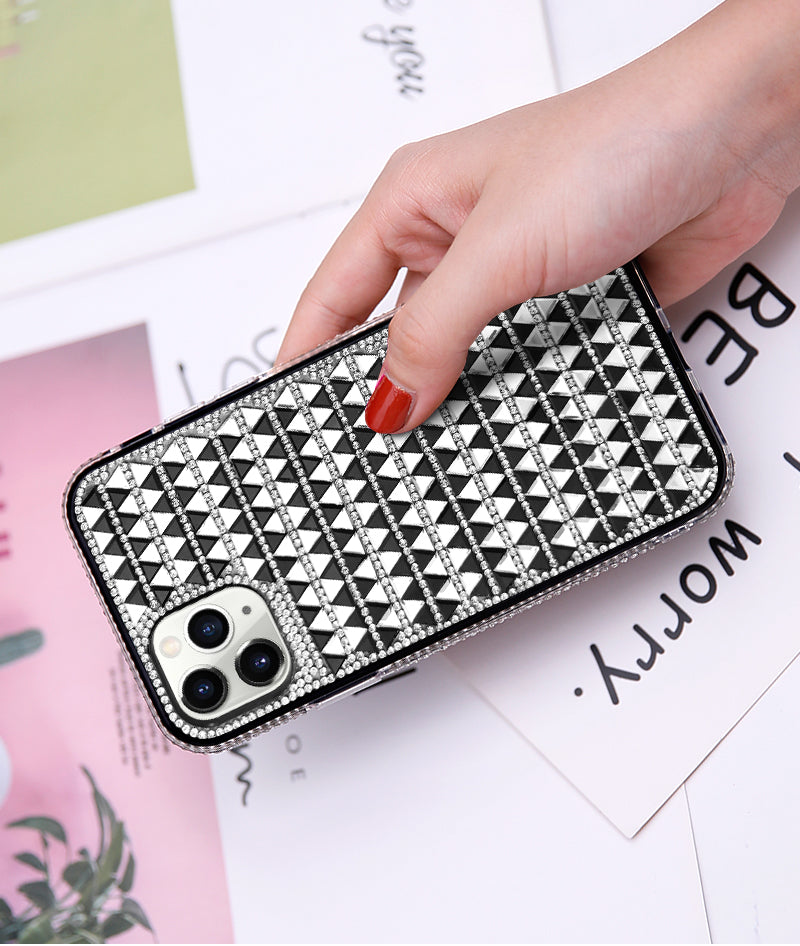 Diamond Gradient Bling Glitter Shiny Rhinestone Case - Eye-Catching, Protective & Lightweight for Apple iPhone 13 (6.1)