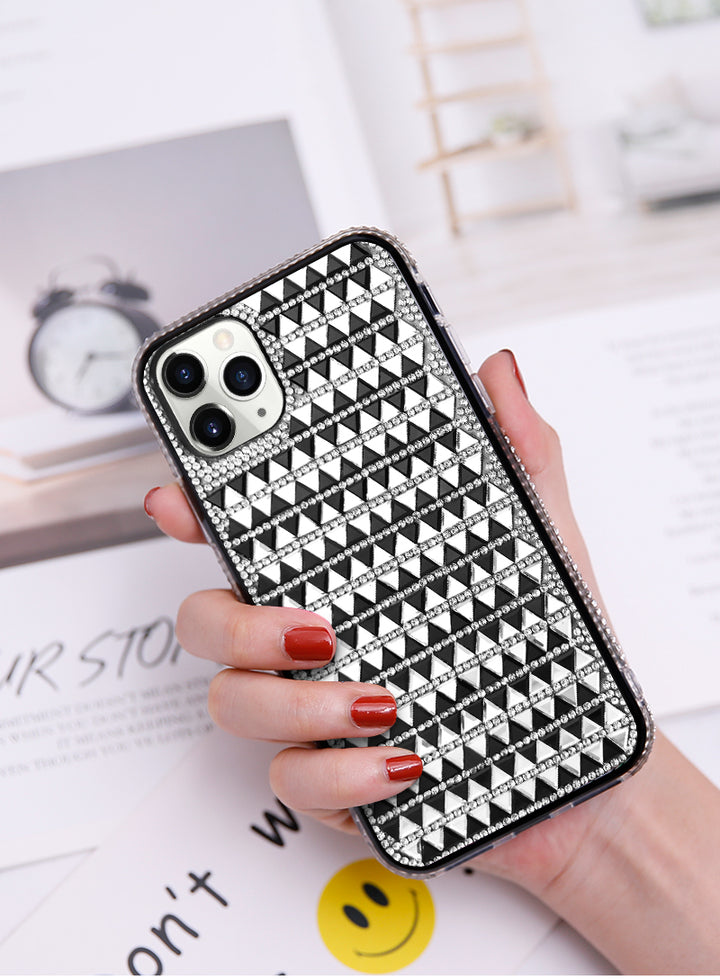 Diamond Gradient Bling Glitter Shiny Rhinestone Case | Raised Protection, Slim Fit | For Apple iPhone 12 Pro Max 6.7