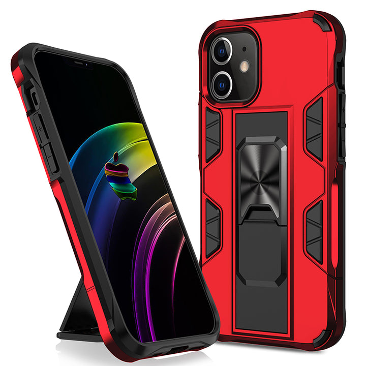 Military Grade Armor Protection Stand Magnetic Feature Case for iPhone 12 Mini 5.4