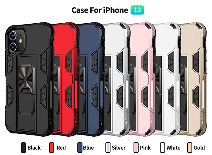 Military Grade Armor Protection Stand Magnetic Feature Case for iPhone 12 Mini 5.4