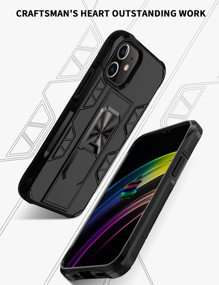Military Grade Armor Protection Stand Magnetic Feature Case for iPhone 12 Mini 5.4