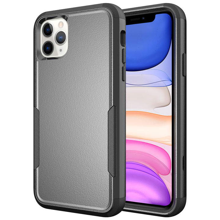 Heavy Duty Strong Armor Hybrid Case Cover | Shockproof, Anti-Scratch, Dual Layer | Full Protection, Raised Bezels | For iPhone 12 / 12 Pro 6.1