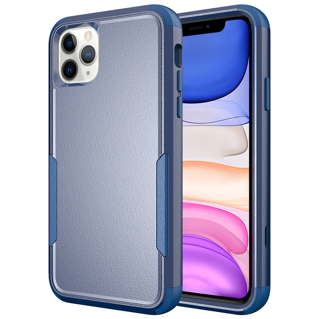 Heavy Duty Strong Armor Hybrid Case Cover | Shockproof, Anti-Scratch, Dual Layer | Full Protection, Raised Bezels | For iPhone 12 / 12 Pro 6.1