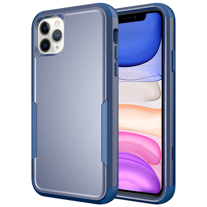 Heavy Duty Strong Armor Hybrid Case Cover | Shockproof, Anti-Scratch, Dual Layer | Full Protection, Raised Bezels | For iPhone 12 / 12 Pro 6.1