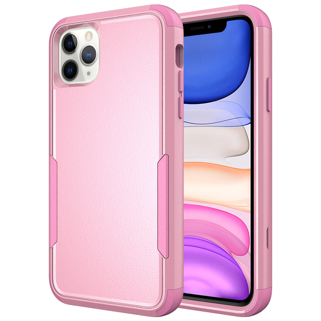 Heavy Duty Strong Armor Hybrid Case Cover | Shockproof, Anti-Scratch, Dual Layer | Full Protection, Raised Bezels | For iPhone 12 / 12 Pro 6.1