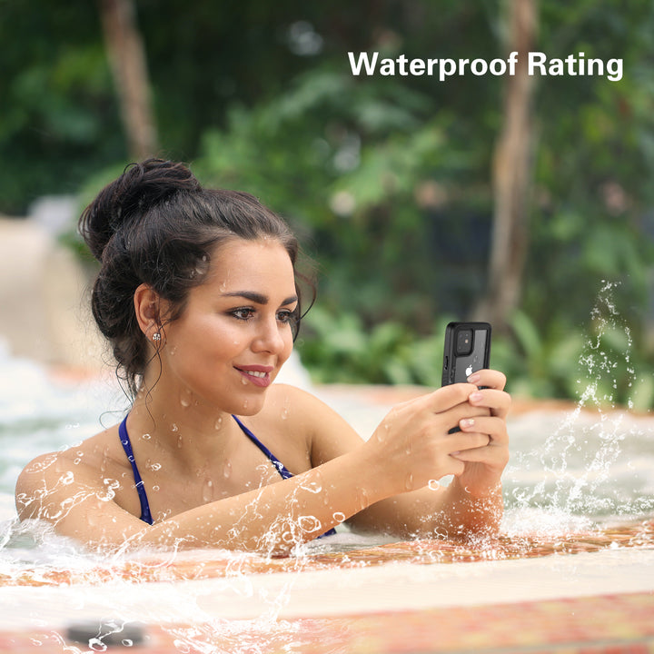 Waterproof IP68 Snowproof Shockproof Heavy Duty Case with Built-In Screen Protector for Apple iPhone 12 Pro Max 6.7 - 360 Protection (iPhone 12 Pro Max)