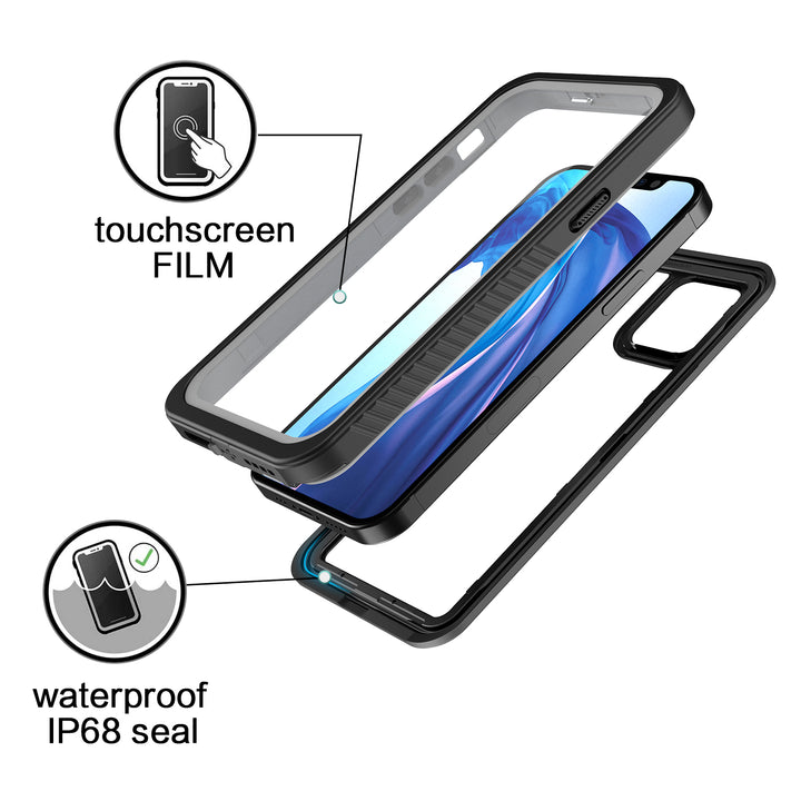 Waterproof IP68 Snowproof Shockproof Heavy Duty Case with Built-In Screen Protector for Apple iPhone 12 Pro Max 6.7 - 360 Protection (iPhone 12 Pro Max)