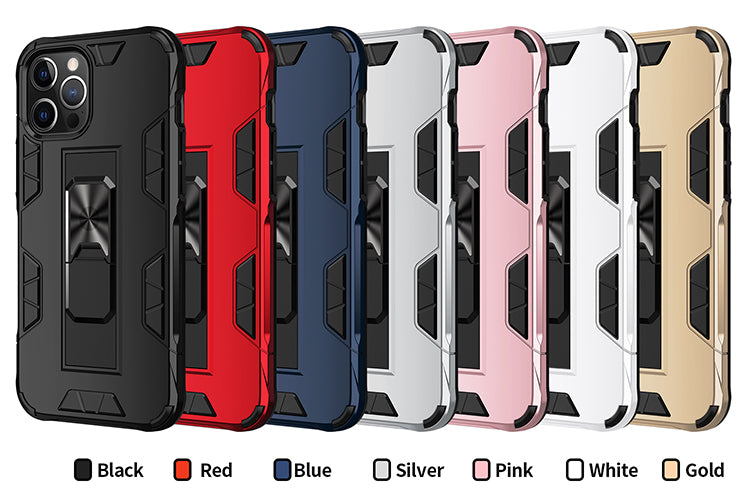 Military Grade Armor Protection Stand Magnetic Feature Case for iPhone 12 Pro Max 6.7 - Shockproof, Anti-Scratch, Precise Cutouts (iPhone 12 Pro Max)