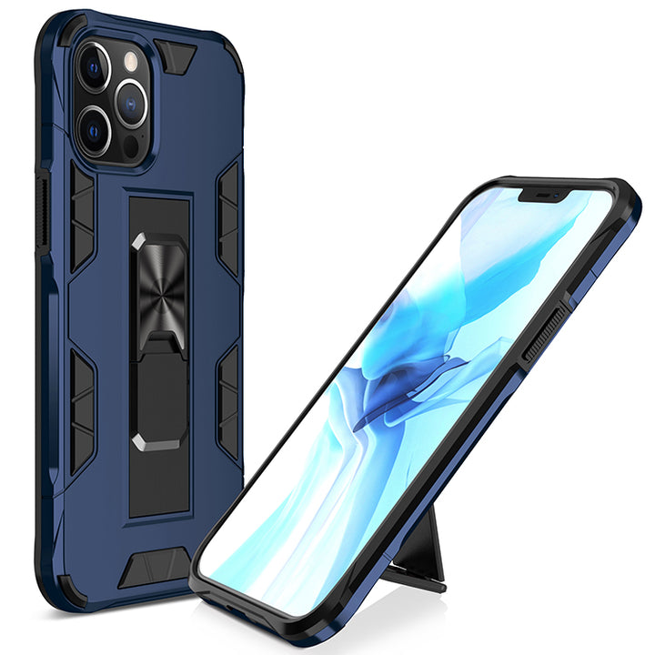 Military Grade Armor Protection Stand Magnetic Feature Case for iPhone 12 Pro Max 6.7 - Shockproof, Anti-Scratch, Precise Cutouts (iPhone 12 Pro Max)