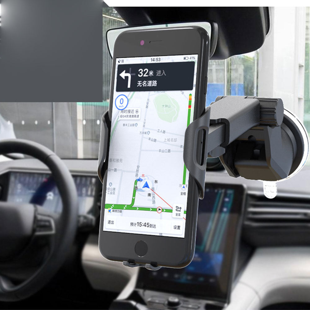 One Hand Grip Click Dashboard & Windshield Car Mount Holder with 360° Rotation, Strong Grip