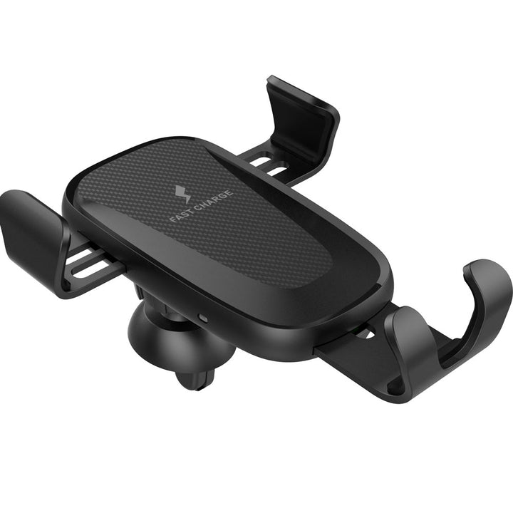 Gravity Style 10W Wireless Fast Charge Air Vent Car Holder Mount, Qi Compatible