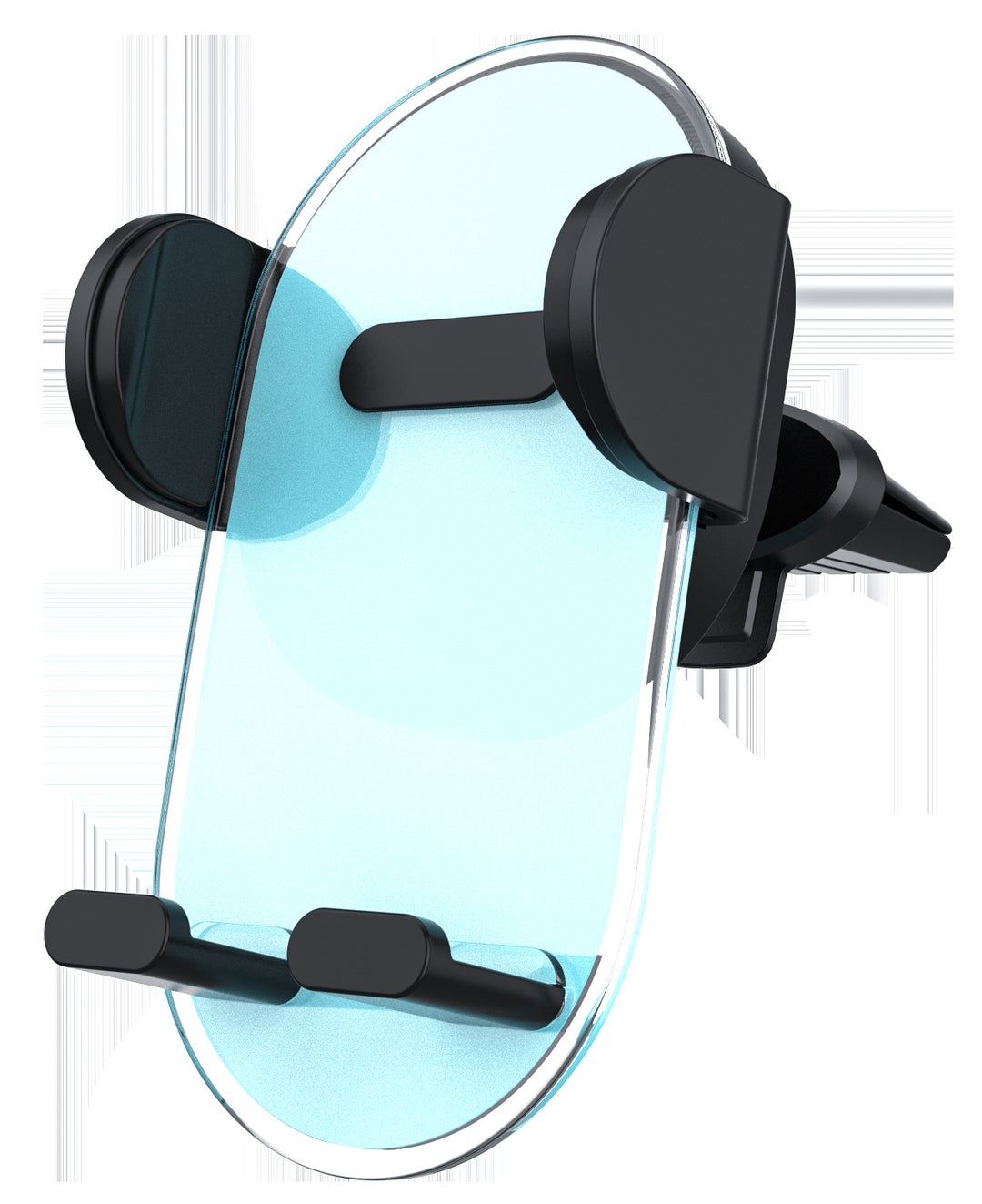 Hands Free Wide Air Vent Clip Car Phone Holder Cradle with Strong Grip & 360° Rotation