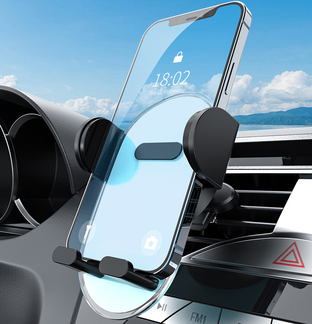 Hands Free Wide Air Vent Clip Car Phone Holder Cradle with Strong Grip & 360° Rotation