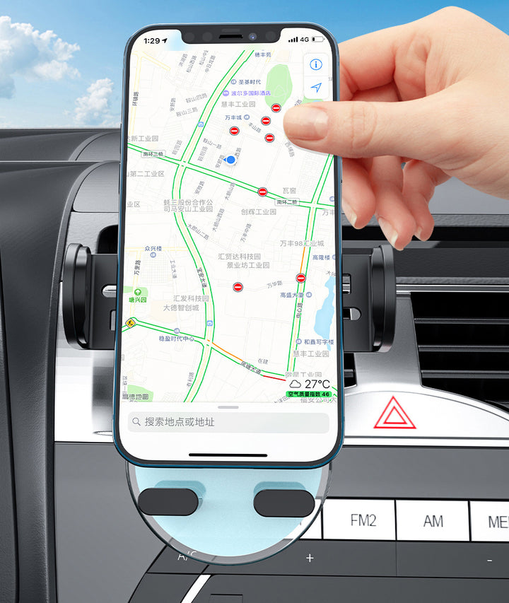 Hands Free Wide Air Vent Clip Car Phone Holder Cradle with Strong Grip & 360° Rotation