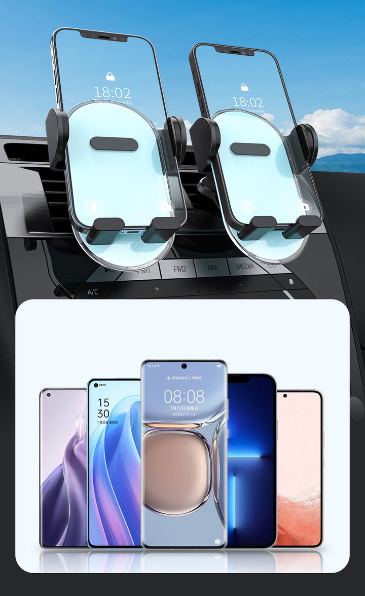 Hands Free Wide Air Vent Clip Car Phone Holder Cradle with Strong Grip & 360° Rotation