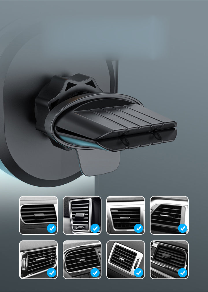 Hands Free Wide Air Vent Clip Car Phone Holder Cradle with Strong Grip & 360° Rotation