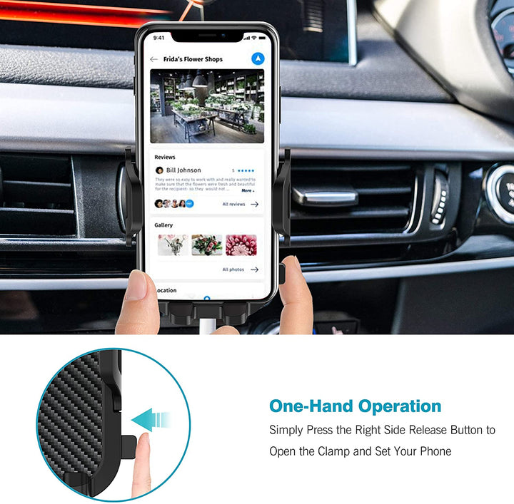 Adjustable Car Cup Holder Phone Mount Cell Phone Holder with 8" Gooseneck, 360° Rotation