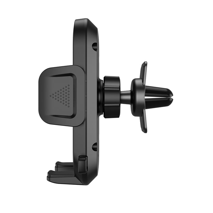 Secure Clip-On Adjustable Cradle Air Vent Clip Car Phone Holder Mount with 360° Rotation, Silicone Cushion