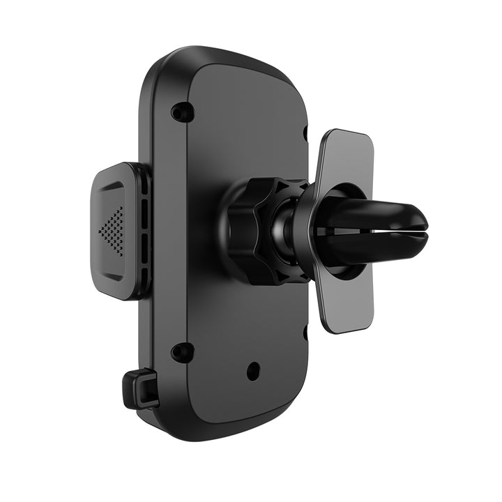 Secure Clip-On Adjustable Cradle Air Vent Clip Car Phone Holder Mount with 360° Rotation, Silicone Cushion