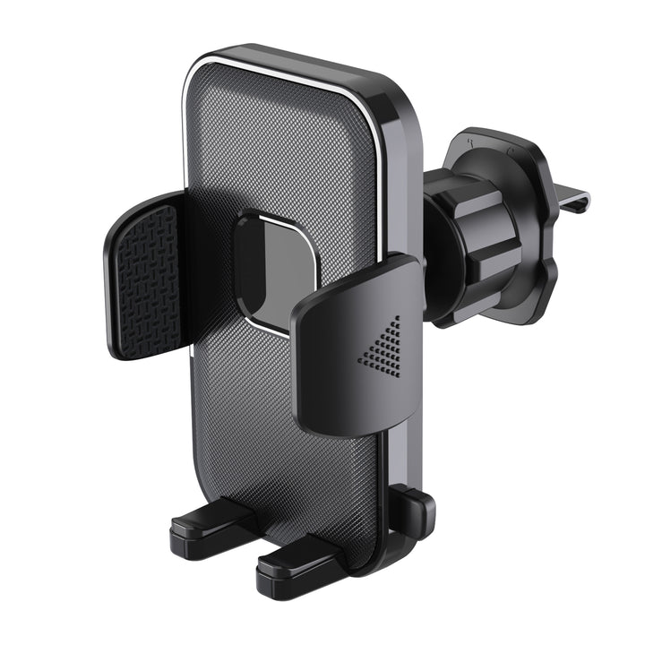Secure Clip-On Adjustable Air Vent Car Phone Holder, Cradle Mount for Smartphones, Hands-Free Car Accessory