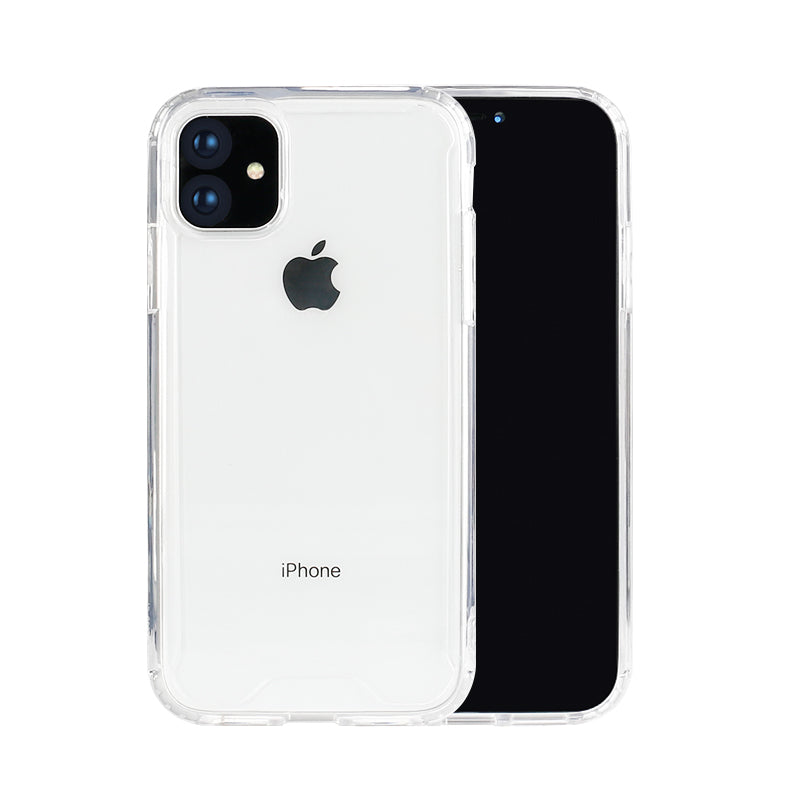 Durable Shockproof Clear Armor Hybrid Transparent Case for Enhanced Protection, Built-in Screen Protector Compatible with iPhone 11 (6.1 in)