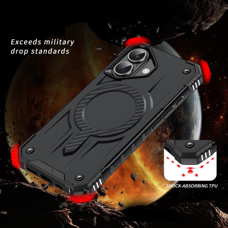 Full Body Super MagSafe Military Grade Heavy Duty Shockproof Protection Case with Magnetic Kickstand for Apple iPhone 16