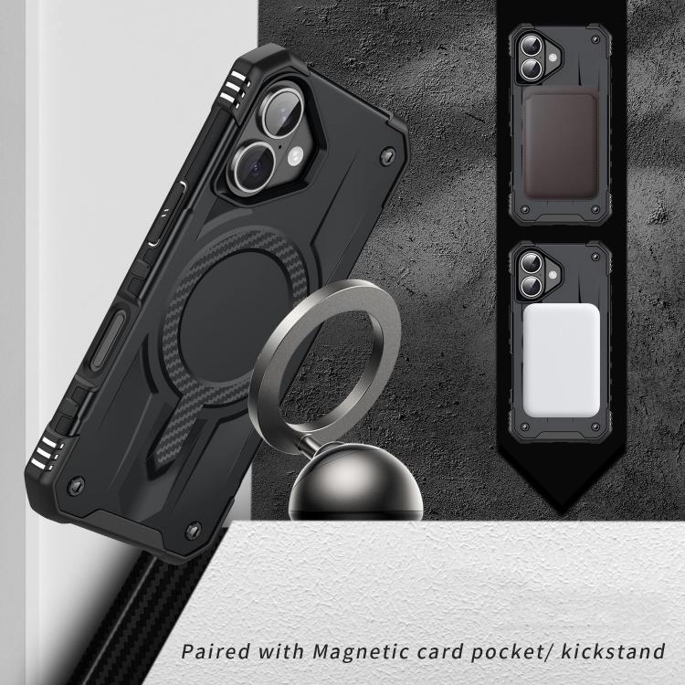 Full Body Super MagSafe Military Grade Heavy Duty Shockproof Protection Case with Magnetic Kickstand for Apple iPhone 16