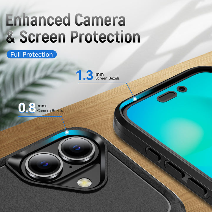 Heavy Duty Slim Hybrid Shockproof Armor Phone Case – Rugged Dual-Layer, Anti-Scratch, Easy Access, Slim Fit – For Apple iPhone 17