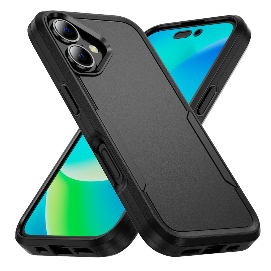 Heavy Duty Strong Armor Hybrid Trailblazer Protective Case with Shock Absorption & Wireless Charging for Apple iPhone 16