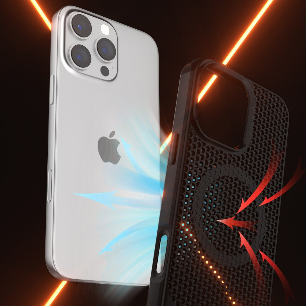 Heat Dissipation Cooling Magnetic Magsafe Ring Case with Built-in Kickstand for Apple iPhone 16 Pro Max – Secure Protection & Charging