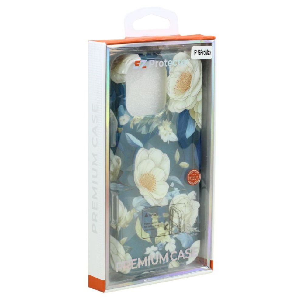 Slim Vibrant Flower Design Phone Case with MagSafe Charging & Edge-to-Edge Pattern for Apple iPhone 16 Pro Max