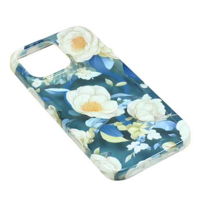Slim Vibrant Flower Design Phone Case with MagSafe Charging & Edge-to-Edge Pattern for Apple iPhone 16 Pro Max