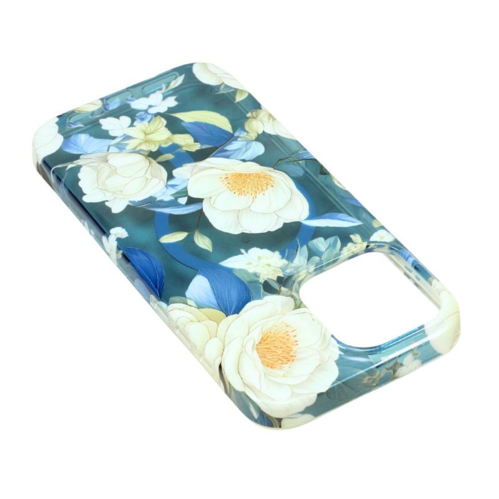 Slim Vibrant Flower Design Phone Case with MagSafe Charging & Edge-to-Edge Pattern for Apple iPhone 16 Pro Max