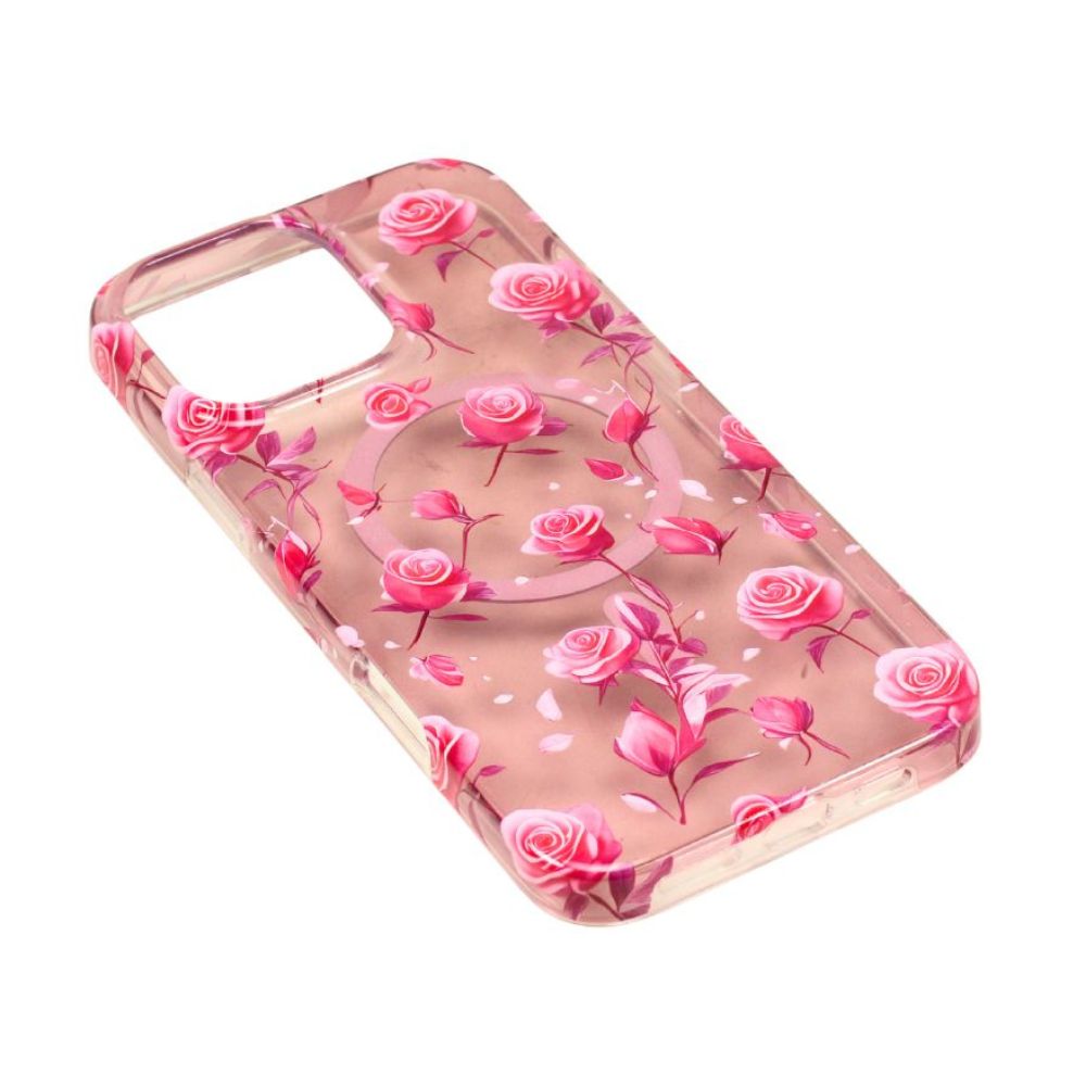 Slim Vibrant Flower Design Phone Case with MagSafe Charging & Edge-to-Edge Pattern for Apple iPhone 16 Pro Max