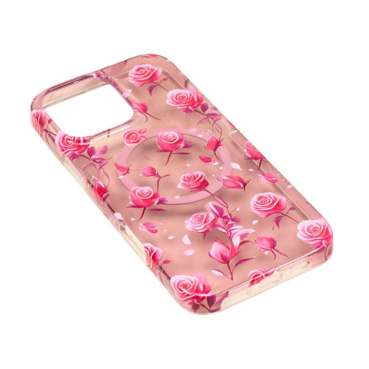 Slim Vibrant Flower Design Phone Case with MagSafe Charging & Edge-to-Edge Pattern for Apple iPhone 16 Pro Max