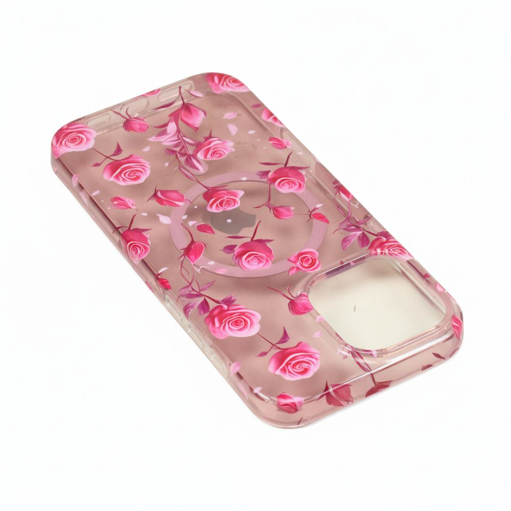Slim Vibrant Flower Design Phone Case with MagSafe Charging & Edge-to-Edge Pattern for Apple iPhone 16 Pro Max