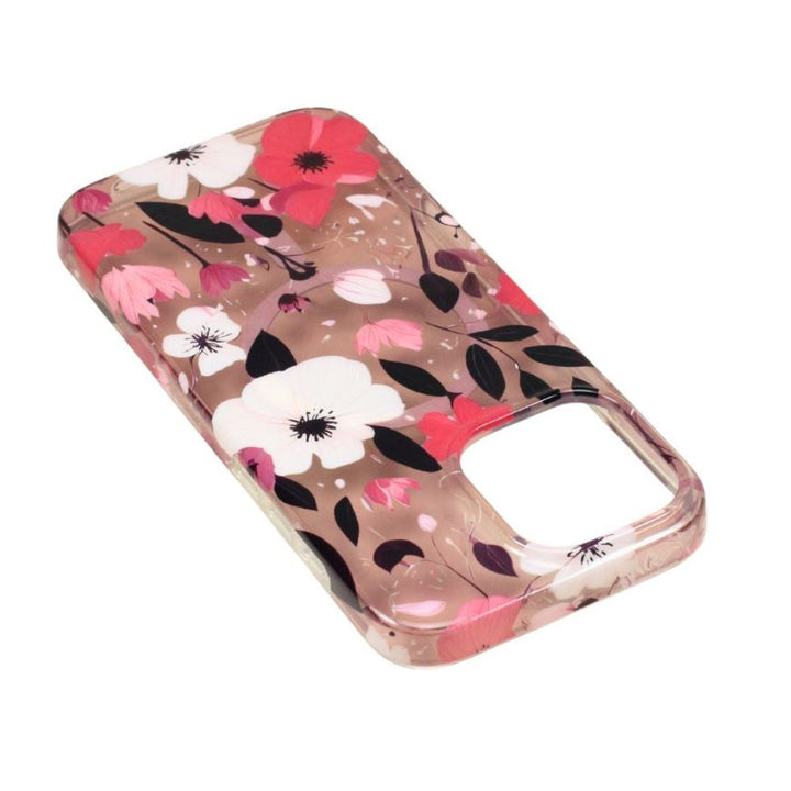 Slim Vibrant Flower Design Phone Case with MagSafe Charging & Edge-to-Edge Pattern for Apple iPhone 16 Pro Max